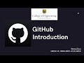 GitHub Tutorial - First Commit
