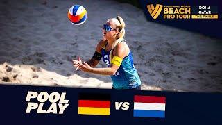 Müller/Tillmann vs. Stam/Schoon - Pool Play Highlights | Doha Finals 2024 #BeachProTour