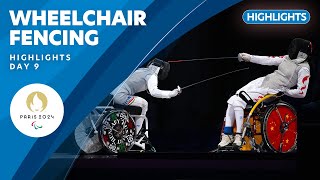 🤺 Wheelchair Fencing Highlights | Day 9 | Paris 2024 Paralympic Games