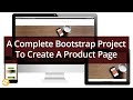 Learn To Create an E-commerce Product Page Using Bootstrap 4 | Eduonix