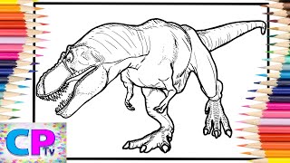 Tyrannosaurus Rex Coloring Pages/Dinosaurs Coloring/N3WPORT - Power (feat. braev) [NCS Release]