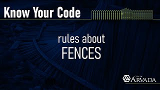 Know Your Code - Fences
