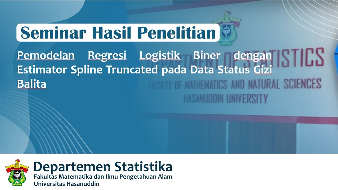 Pemodelan Regresi Logistik Biner Dengan Estimator Spline Truncated Pada ...