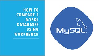 MySQL : How to compare 2 MySQL databases using workbench