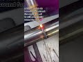 Handheld laser welding machine for welding round tube