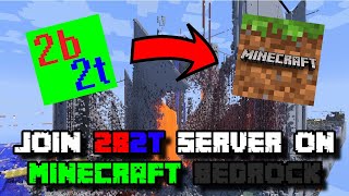 How to join 2b2t server on Minecraft bedrock!