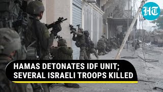 Israeli Army Unit Bombed By Hamas; Seven More IDF Soldiers Killed In Khan Younis | Watch