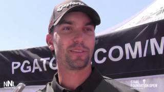 Michael Gligic Clubhouse Leader at Staal Open  July 17 2015