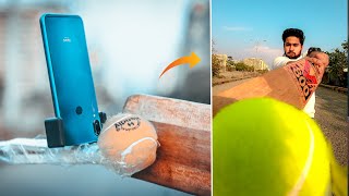 Crazy Mobile Videography Ideas With Cricket Ball 🔥 #shorts