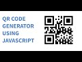 QR Code Generator using JavaScript