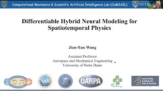 Differentiable Hybrid Neural Modeling for Spatiotemporal Physics