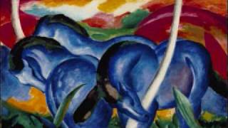 Meditation on 'Blue Horses' by Franz Marc