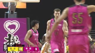 秋田ノーザンハピネッツvs仙台89ERS｜B.LEAGUE第10節GAME2Highlights｜11.27.2016 プロバスケ (Bリーグ)