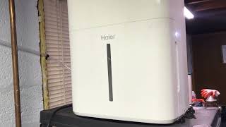 Haier 50 Pint Portable Dehumidifier, Perfect for Bedroom, Basement \u0026 Garage Review, Works Amazing