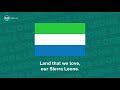 national anthem of sierra leone high we exalt thee realm of the free