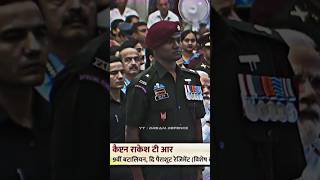 The Man Who Saved P.M Modi In Kashmir | Major Rakesh TR 9 Para SF 🥶  | #shorts #army #parasf