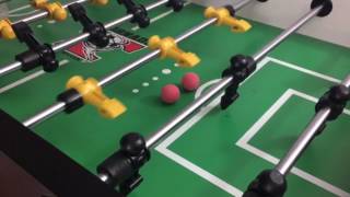 Foosball snake shot pull side. 2 ball practice