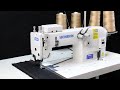 honkon hk 3800 2d double needle chain style lockstitch sewing machine