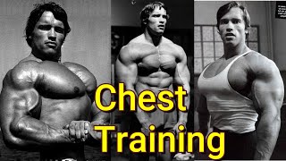 CHEST WORKOUT with ARNOLD SCHWARZENEGGER training Chest