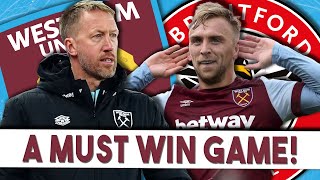 Why Potter needs to beat Brentford | Drop Kudus or Soucek? | West Ham team news #WHUBRE