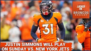 Denver Broncos, Justin Simmons and other key players set to return vs. New York Jets