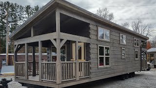 Rustic Beautiful Maddox Park Model Tiny Home for Sale