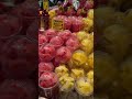 colourful fruits in barcelona market vegan fruit