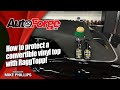 How to use RaggTopp Vinyl Protectant - 1968 Chevy Malibu Convertible!