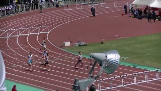 20180408福岡県春季記録会 高校男子400mH決勝3組 Fukuoka Pref. Spring Track Meet H.S. Men's 400mH Final-3