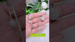 Set perhiasan xuping cantik dipakai acara apapun #gelang #kalung #cincin