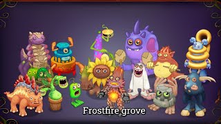 Frostfire grove — My Singing Monsters fan-made