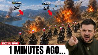 Russian Assault Convoy Charged Toward Ukraine's Supply Line – 1 Minutes Later, GONE!