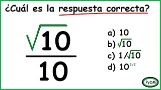 Raíz de 10 (entre 10)