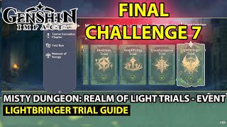 Genshin Impact - How To Complete - Misty Dungeon Realm Of Light Trials - (Lightbringer Trial) Guide