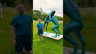 WORLDS LARGEST FROGS! 🐸💚🐸 #shorts #frog #giant #viral #huge #youtubeshorts #funny #green