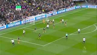 Ben Davies goal vs Newcastle | Tottenham vs Newcastle | 1-1 |