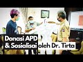 Donasi APD oleh dr.Tirta untuk Tenaga Medis Kota Bogor