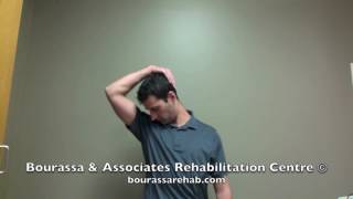 Neck sub occipitals stretch