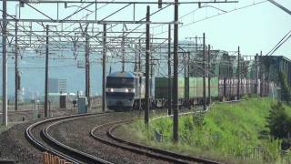 【HD】EF210-164 貨物列車(1071レ 桃太郎 100番台) JR東海道本線 穂積駅