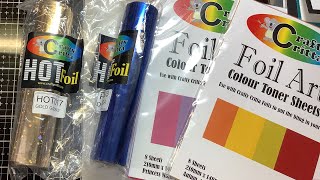 Foil sale at Crafty Critta!