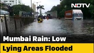 Mumbai: Heavy Rain Leads To Waterlogging; Offices Shut, Trains Stopped