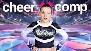 HER FIRST CHEER COMPETITON! Did she win? | Family Fizz