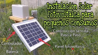 CÓMO CONSTRUIR UNA INSTALACIÓN SOLAR FOTOVOLTAICA AISLADA