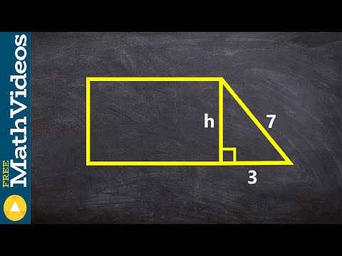 Finding the height of a rhombus using pythagorean theorem Finding the height of a rhombus using pythagorean theorem
