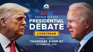 President Trump and former VP Joe Biden face off in final presidential debate — 10/22/2020