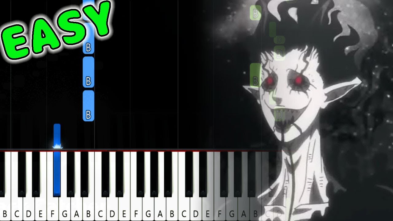 Black Clover Op 10 Black Catcher Vickeblanka Easy Piano Tutorial