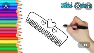 drawing combs for childrenأمشاط الرسم للأطفالpeines de dibujo para niñosрисование расчесок для детей