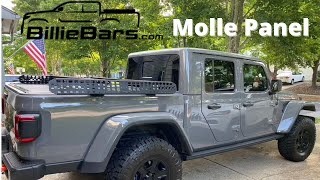 BillieBars Molle Panel: 2021 Jeep Gladiator Mojave (Looks great and very functional)