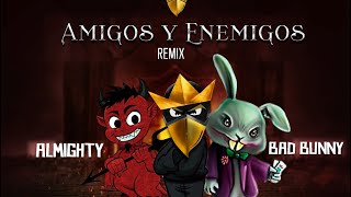 Trap Capos, Noriel - Amigos y Enemigos - ft. Bad Bunny, Almighty (8D AUDIO)
