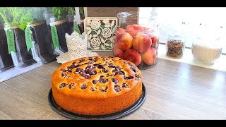 Пышный Кухен с Черешней!Легкий в приготовление!Очень вкусный!Видео за 2023год!